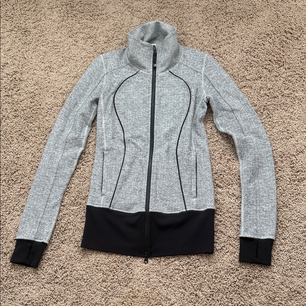 Lululemon Athletica Define Gray and Black Utility Jacket